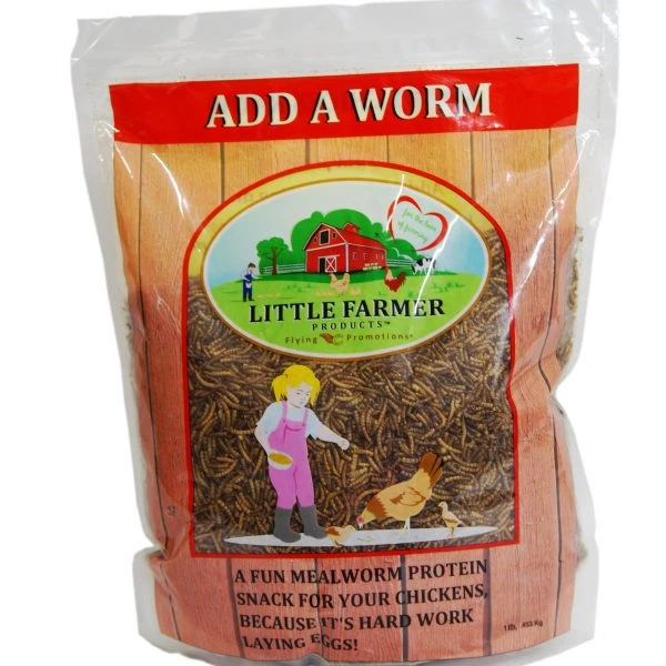Natural Dried Mealworms for Poultry Feed