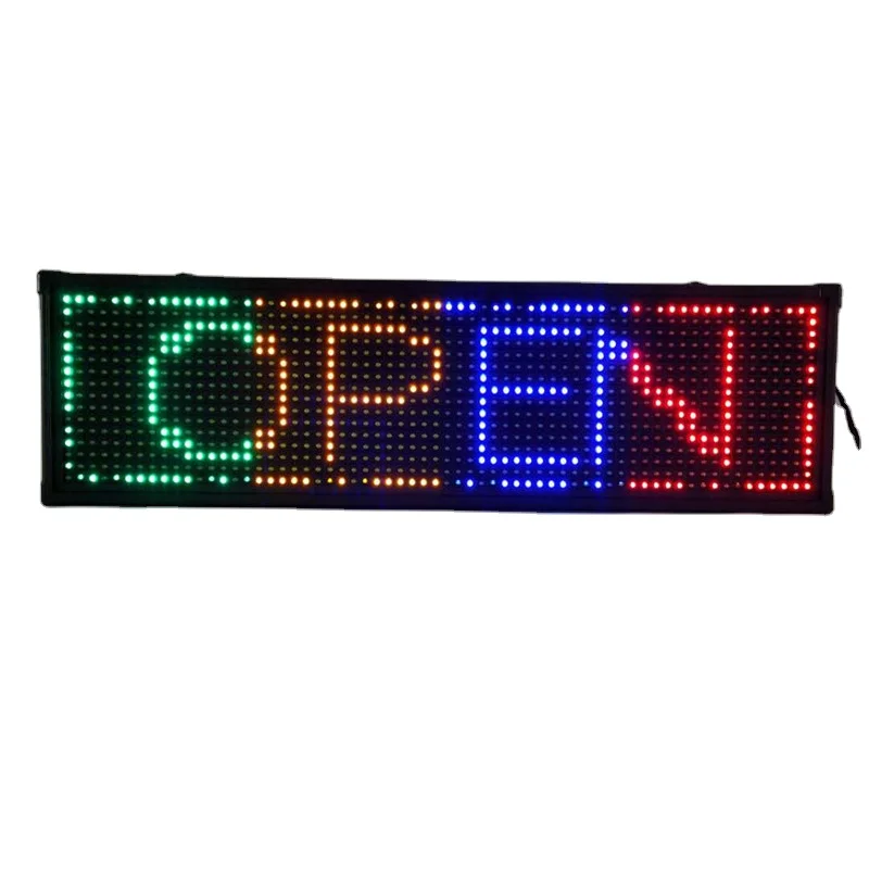 Customized LED P10 monochrome advertising display panel signboard