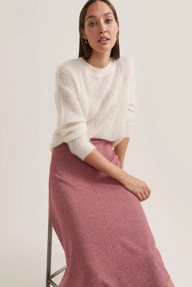 2019 autumn and winter skirts woolen long section large pendulum A-line skirt high waist large size winter skirt