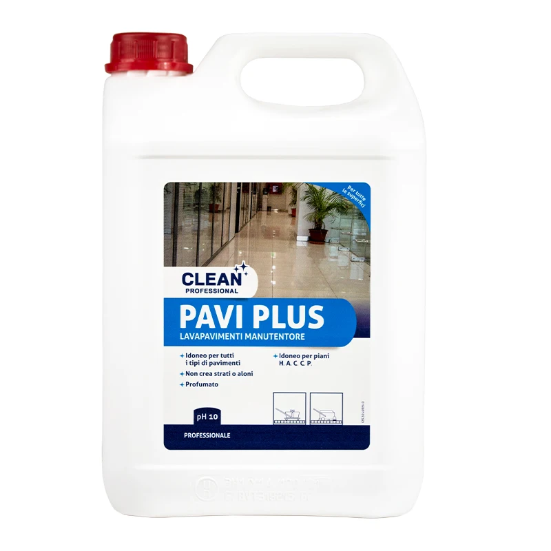 Top Quality professional Italian floor cleaner and maintainer detergent PAVI PLUS 5 liters for export