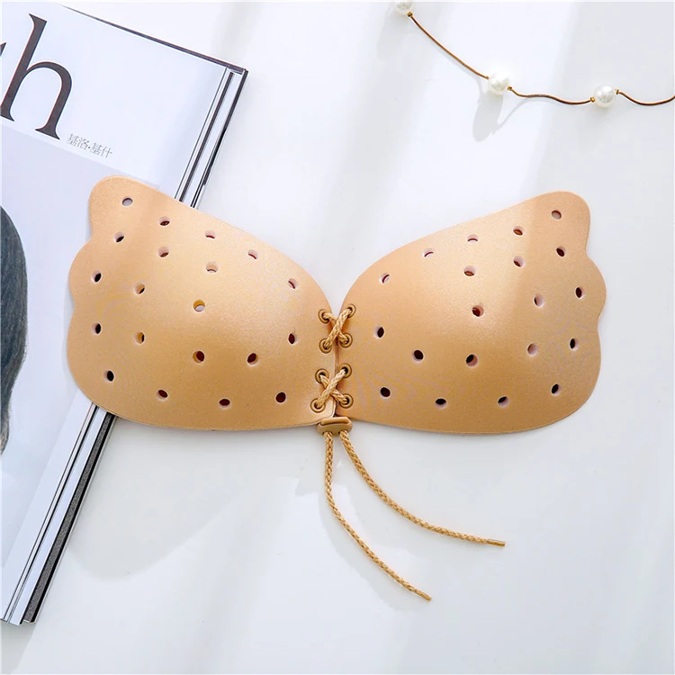 
Rope Dropshipping Strapless bra wholesale Angel LALA Goddess Sexy Push Up self adhesive Invisible Bra 