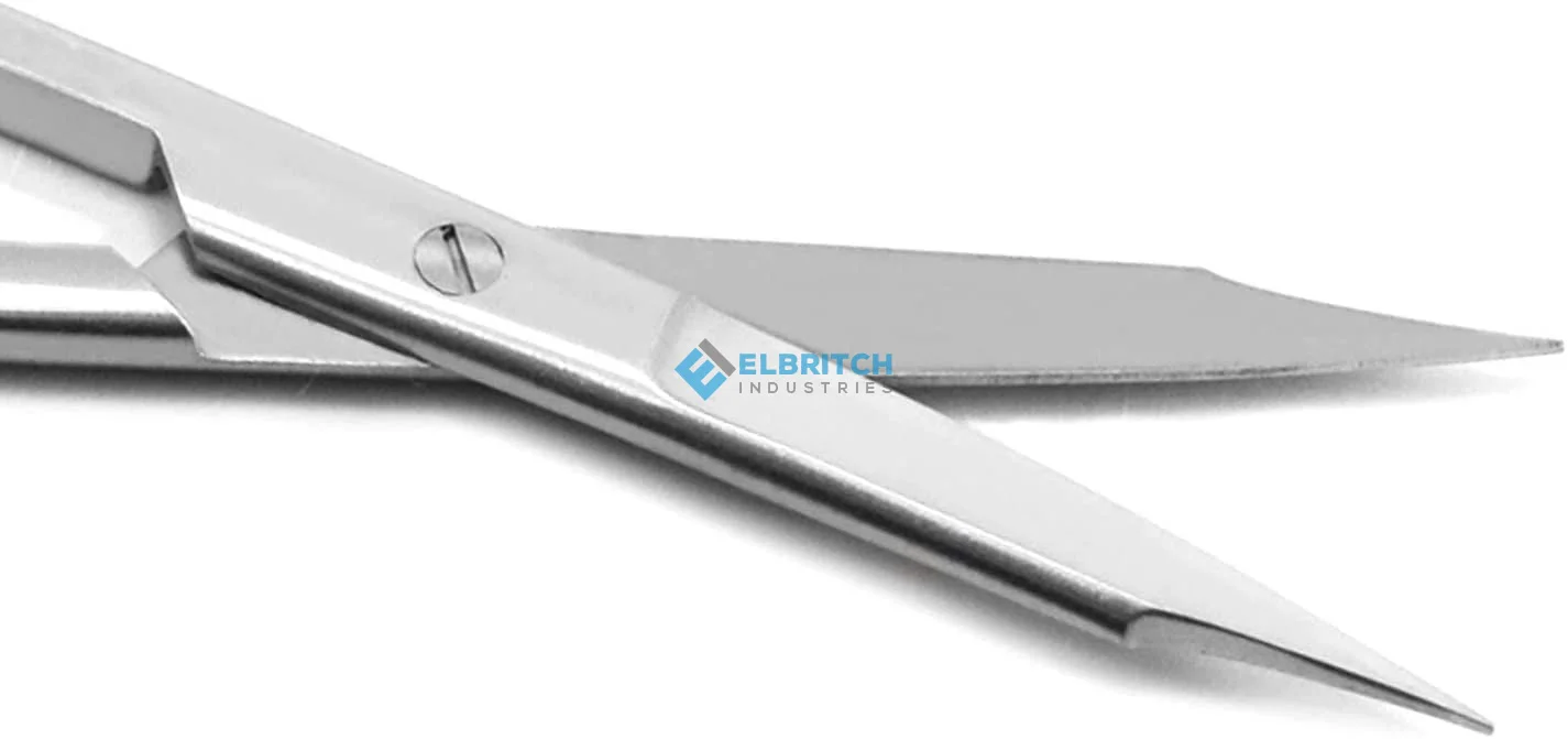 Strong Goldman Fox Scissors Straight TC Super-Cut Sharp Blade 13cm With Golden Handle