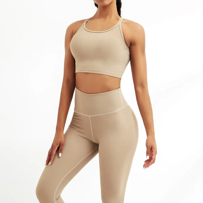 Free Sample women 5/3/2 piece seamless yoga wear For Women fitness Gym Leggings Sports Tights by Canleo International