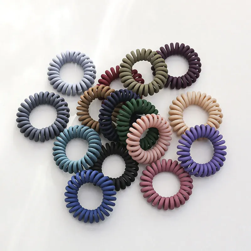wholesale cheap women girl telephone line cord hair ties