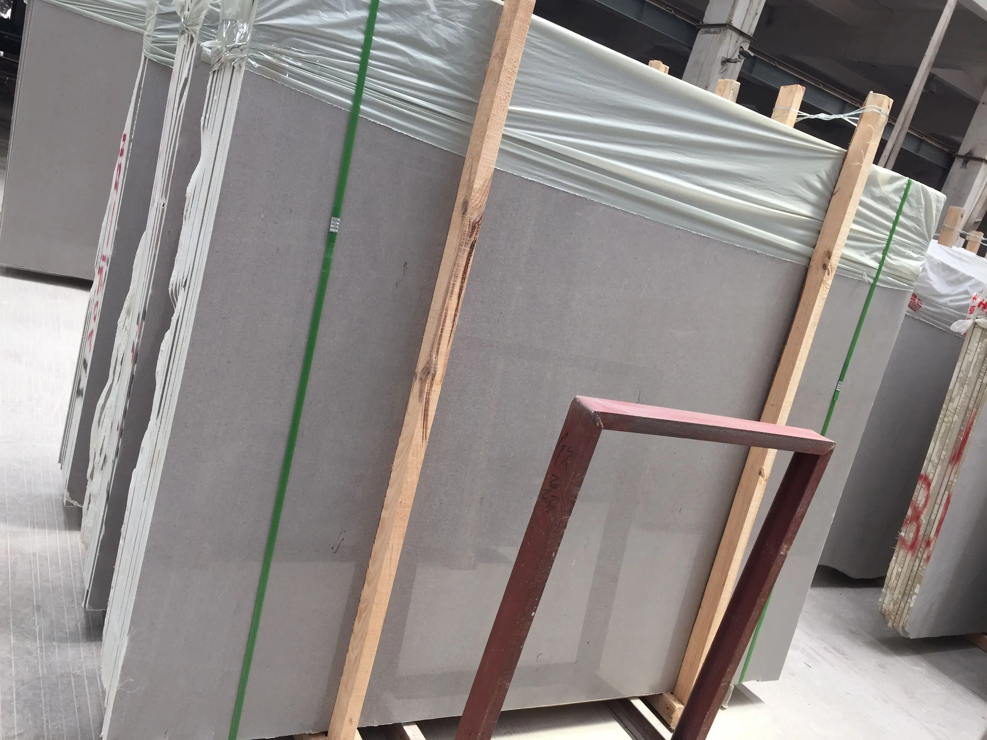 popular High quality polished honed Chinese shay grey cinderella marble