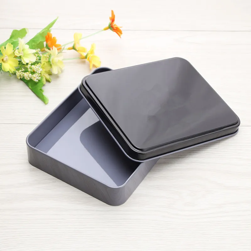 Упаковочная коробка для бумажника, прямоугольная жестяная коробка, жестяная коробка для шоколада