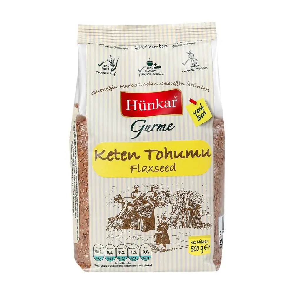 Высококачественный продукт оптом-льняные семена для гурманов Hunkar