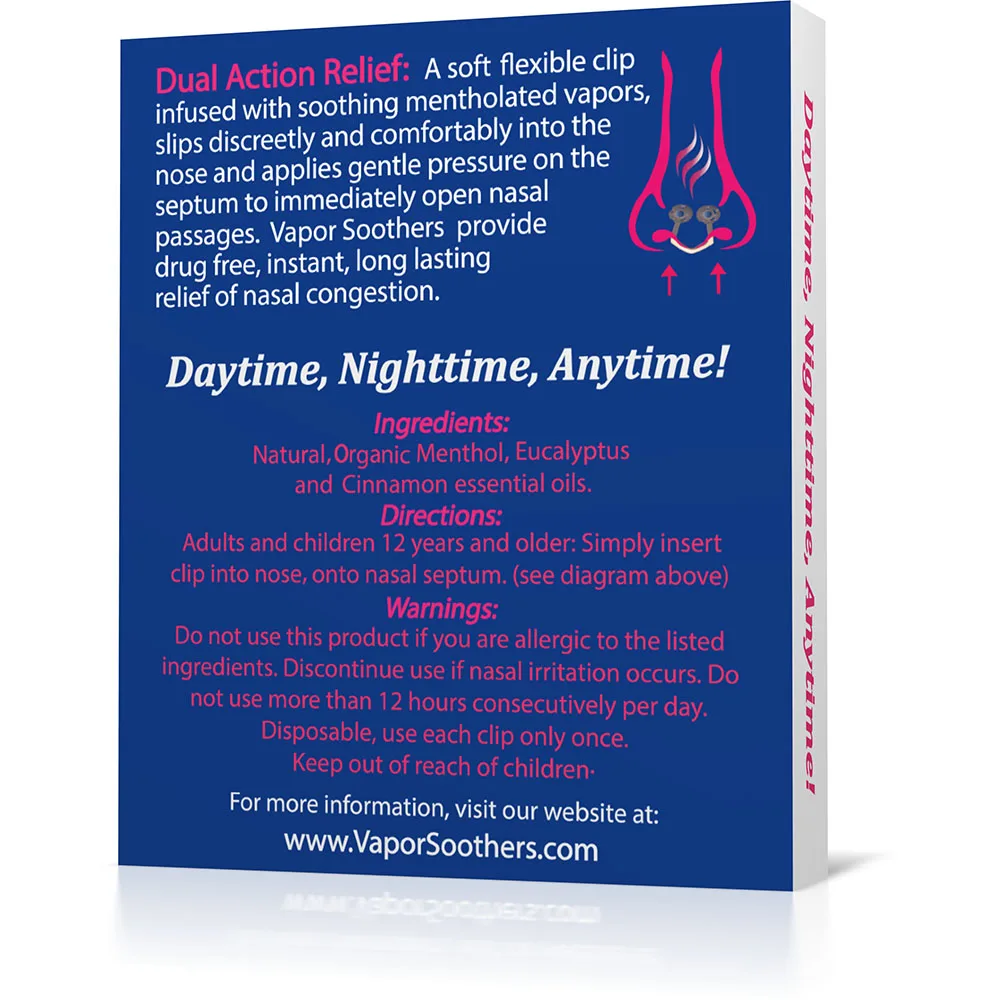 Частная торговая марка Премиум качество паровой сосуд на основе США ароматизатор корицы 28ct назальный расширитель