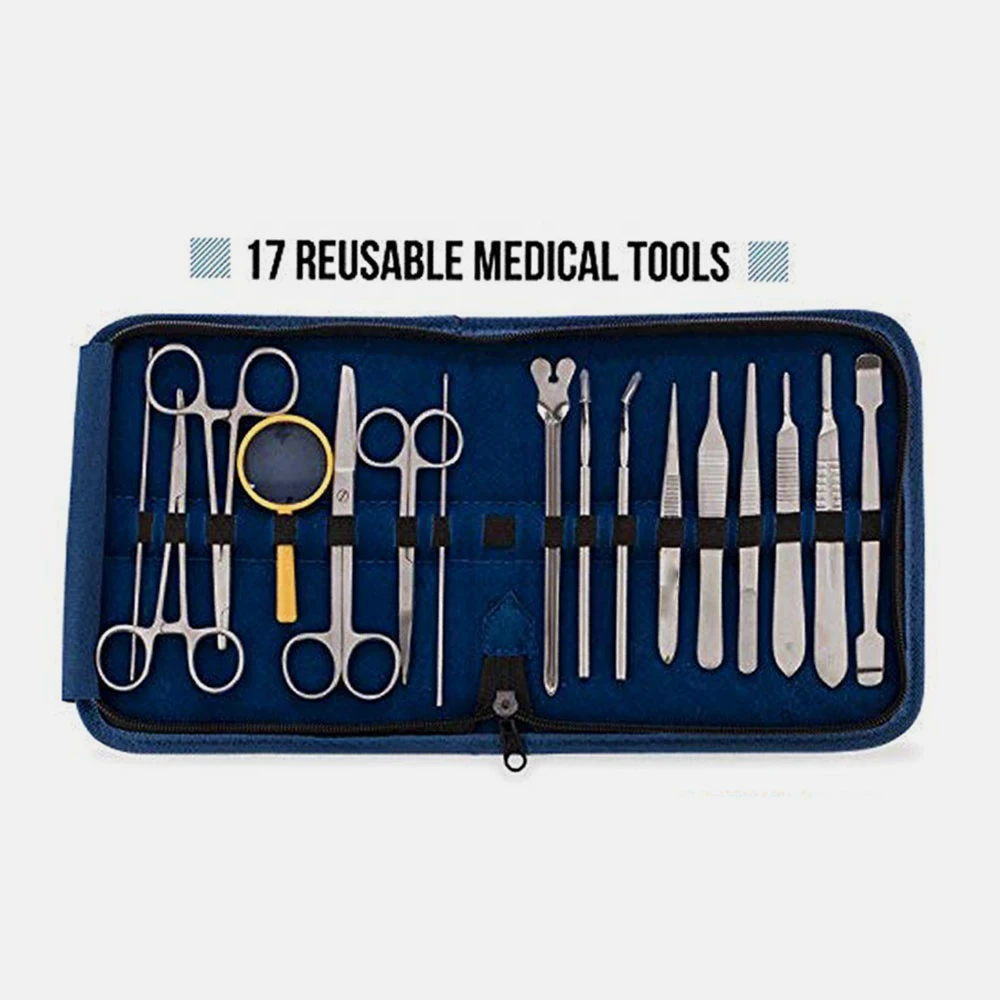 Best Selling Operation Tool Kit Biology Lab Anatomy Medical Student Dissection Kit Set