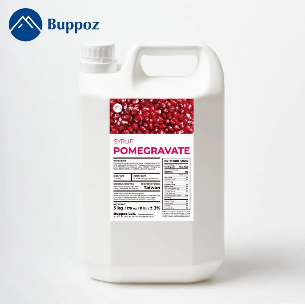 Taiwan Popular Concentrated Pomegranate Syrup