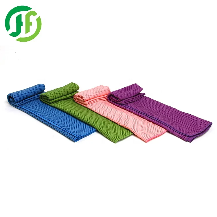 Экологичная стираемая частный ярлык Лучший продажи Нескользящие полотенце для йоги для горячей йоги