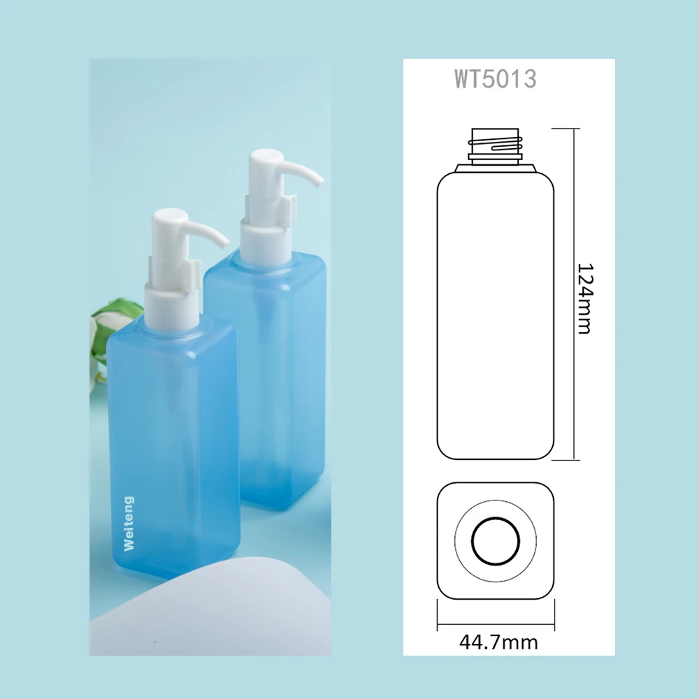 Plastic 180 ml hand liquid soap Bottle Pet Cosmetic Sprayer Bottle