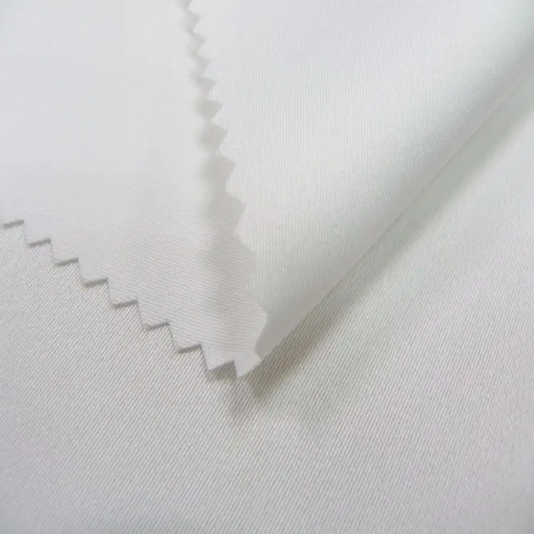 LCFC002 Taiwan 3/2 Twill 100 Polyester Smooth Soft Satin Bridal Fabric