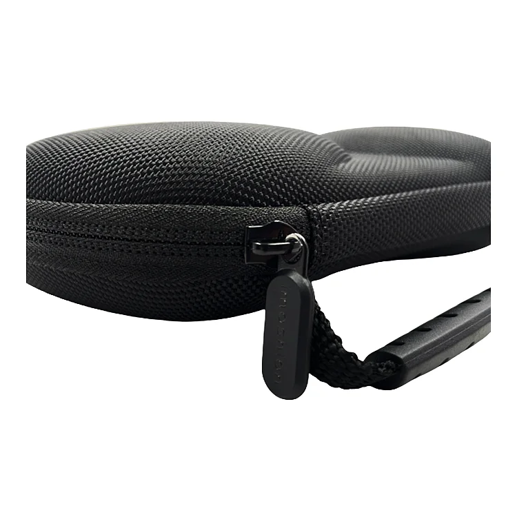 Factory hot sales bag EVA hard headphone case waterproof lightweight  black 1680D headset case with high quality
