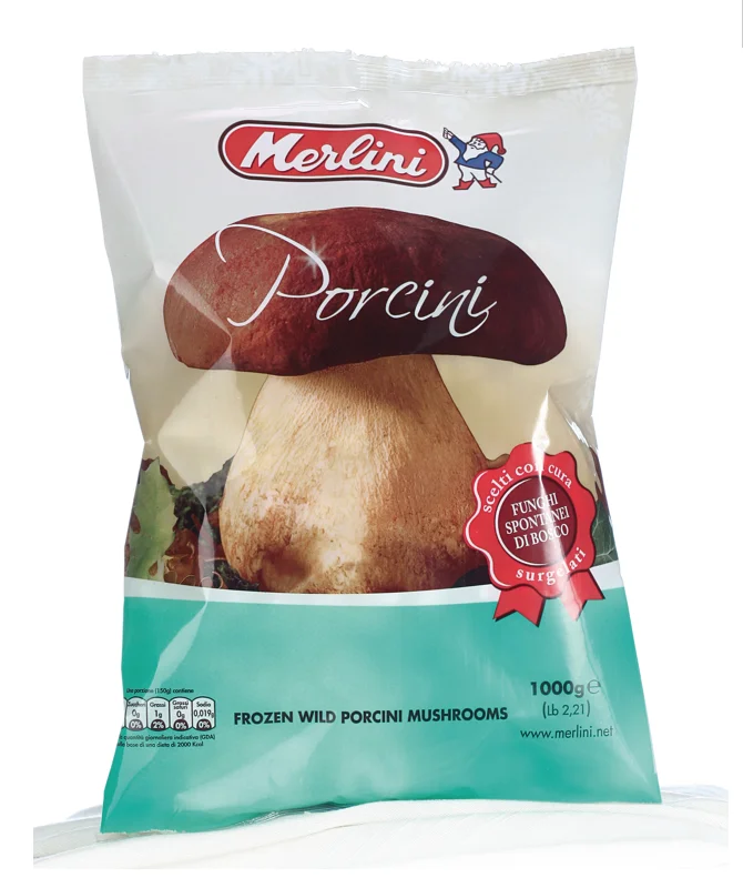 For Trade WILD Porcini (botetus Edulis and Relative Groupe) Brc Ifs Sedex Top Sold Italian Frozen Whole Mushrooms Porcini 1kg