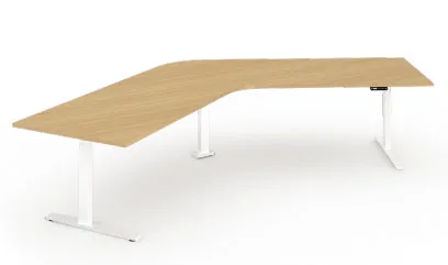 
Kaidi Electrical Height Adjustable Sole Table with KDZT035A Column KDTJ038 Frame KDF006D+KDF010 Foot KDDY099 Control Box 