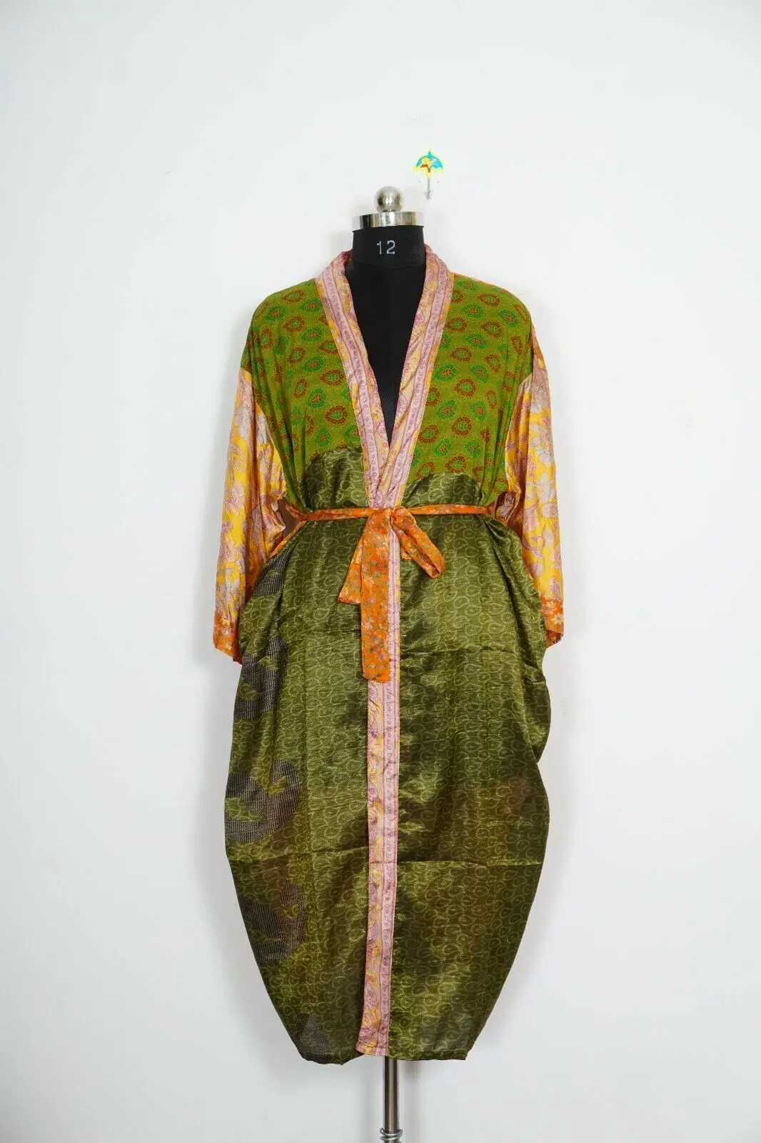 Manufacturer and Wholesaler of silk kimono bath robe Beach Kimono Dressing Gown Cardigan Floral robe Butterfly Dress