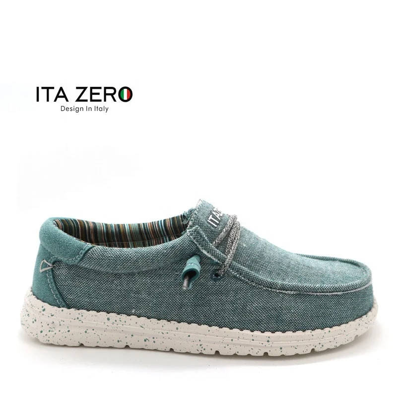 ITAZERO мужские слипоны Лоферы Спортивные Кроссовки парусиновые прогулочные Стиль Бег Вождение Топ обувь для мужчин
