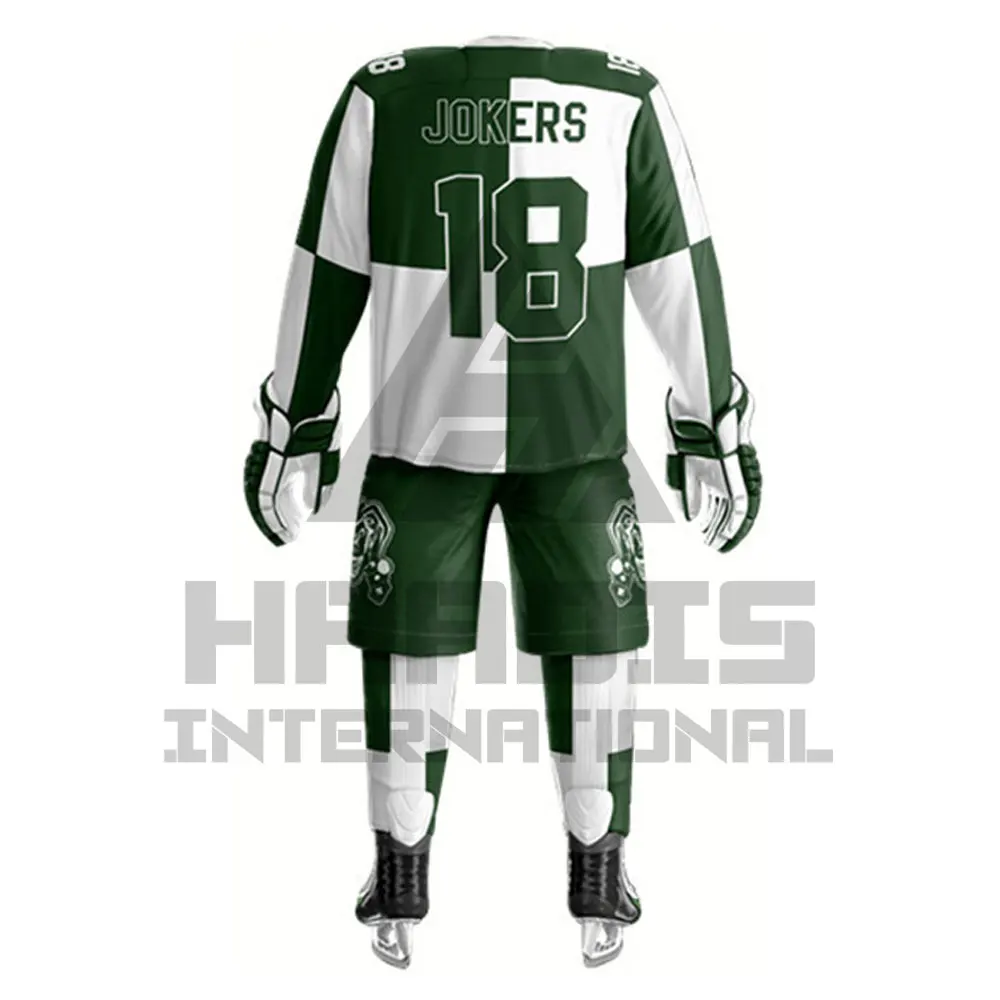 Custom Made Ice Hockey Uniform Plain Ice Hockey Uniform New Design Lightweight Ice Hockey Uniform