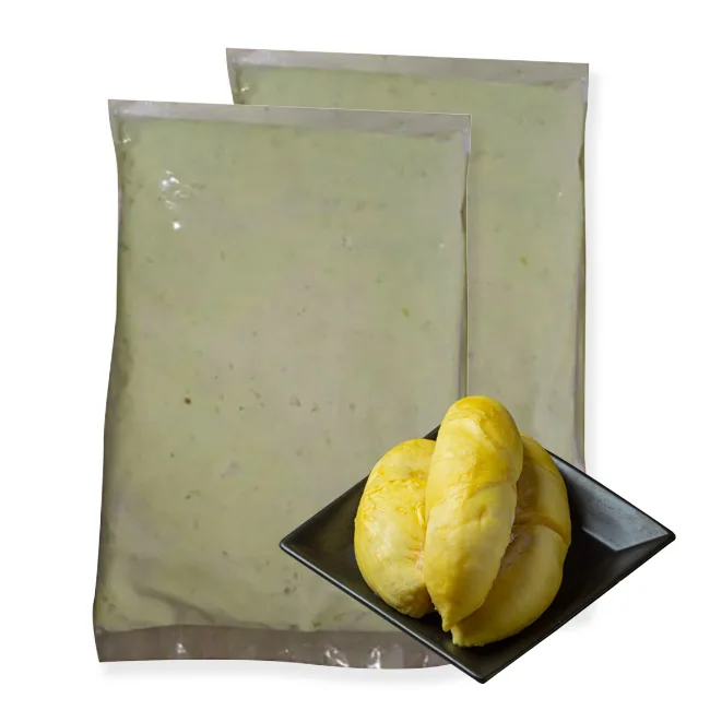 High Quality Halal Musang King Puree Frozen Durian Seedless Pulp