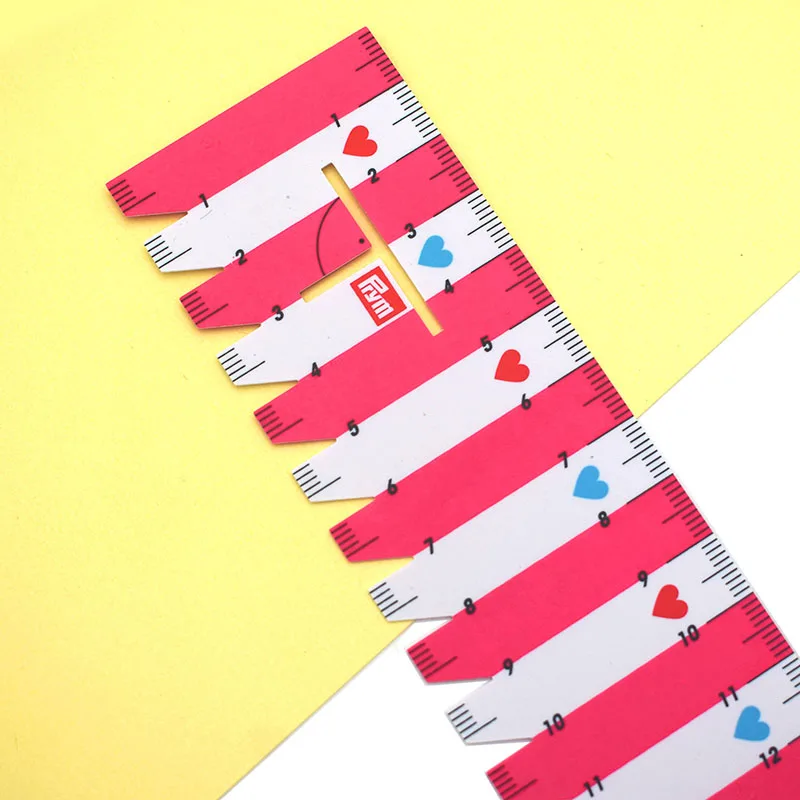 Wholesale Products Prym 610737 Patchwork Measuring Tool Flexible Scale Ruler Quarter / Seam Ruler Plastic Hand Gauges