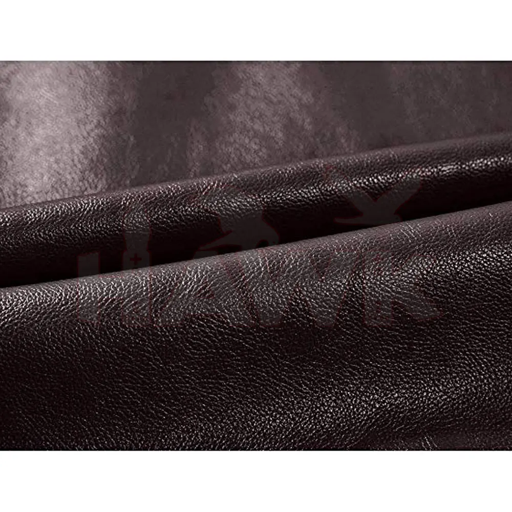 Wholesale Prices Genuine Lambskin Leather Brown Color Stand Collar Fully Customized Jacket For Men