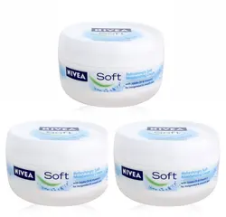 Nivea Soft Light Moisturising Cream 100 ml  Set of 3