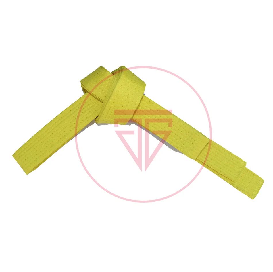  Новый стиль карате боевые искусства Горячая цена Пользовательский логотип двойная оберточная полоса ремни для каратэ