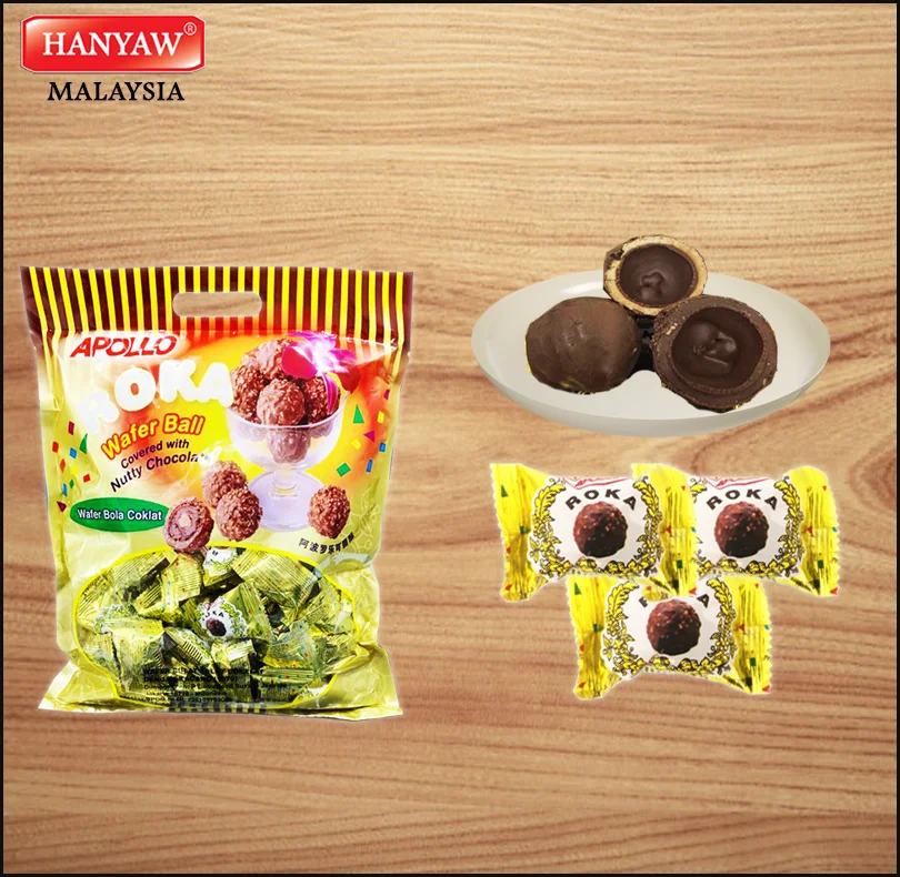 [Малайзия] Быстрая доставка + мини-бар шоколада Apollo с сертификатом Халяль (16 упаковок x 50 шт. 6 г/коробка)