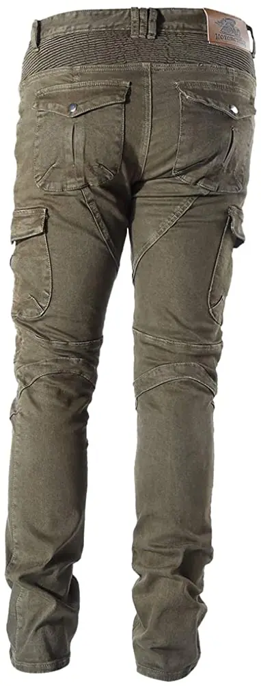 OEM Custom Motorcycle Riding Denim Jeans with CE Certified Knee Hip Armor Protector Motorbike Denim Jeans Pants with Protectors