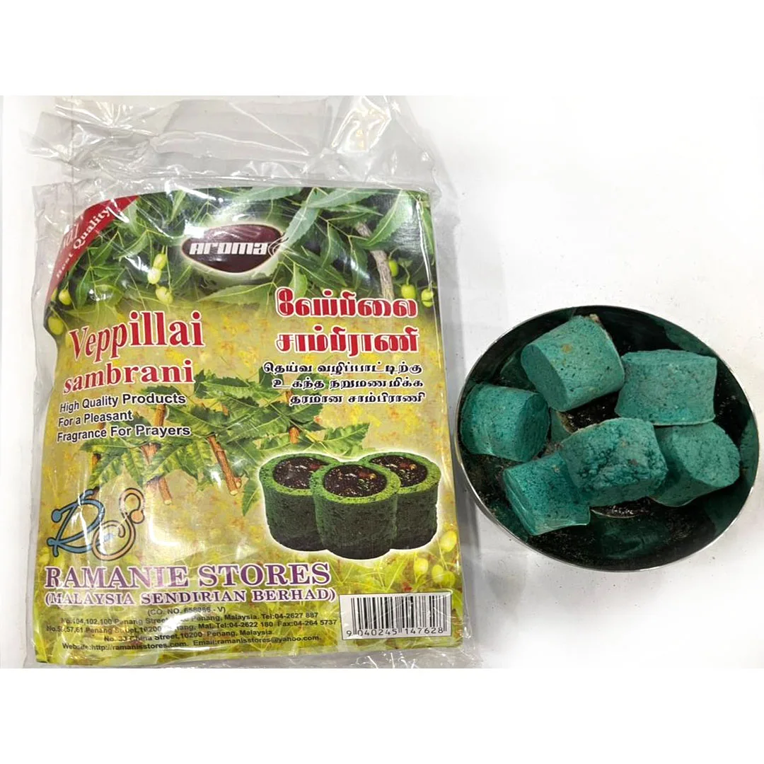 Ароматические цилиндрические благовония для молитвы Veppilai (Черри) самбрани высокого качества