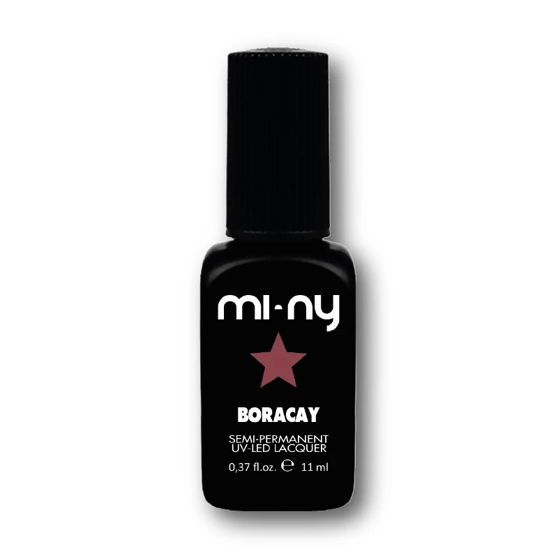 HIGH QUALITY ITALIAN MOOD LONG LASTING GEL NAIL POLISH 8 FREE FORMULATION EXTRA GLOSSY FINISH COLOR NAME:  BORACAY SIZE: 11 ML