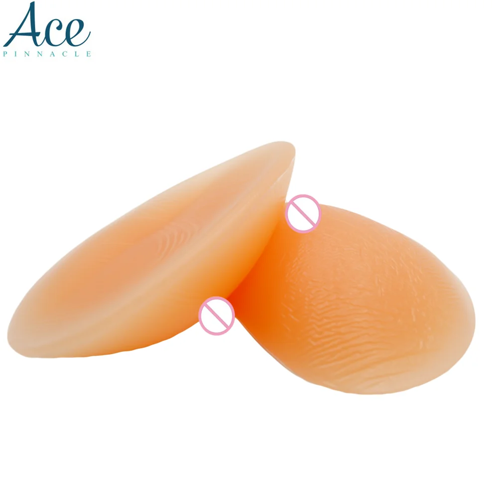 220g /pair Half cup mastectomy silicone breast form Soft comfortable enhancers push up bra pad