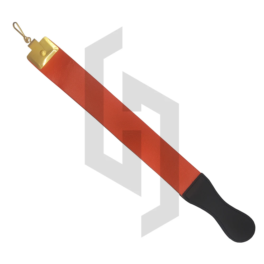 Single Layer Leather Razor Strop Shaving Sharpener Strap Barber Genuine Leather Straight Razor Sharpening Belt Thick