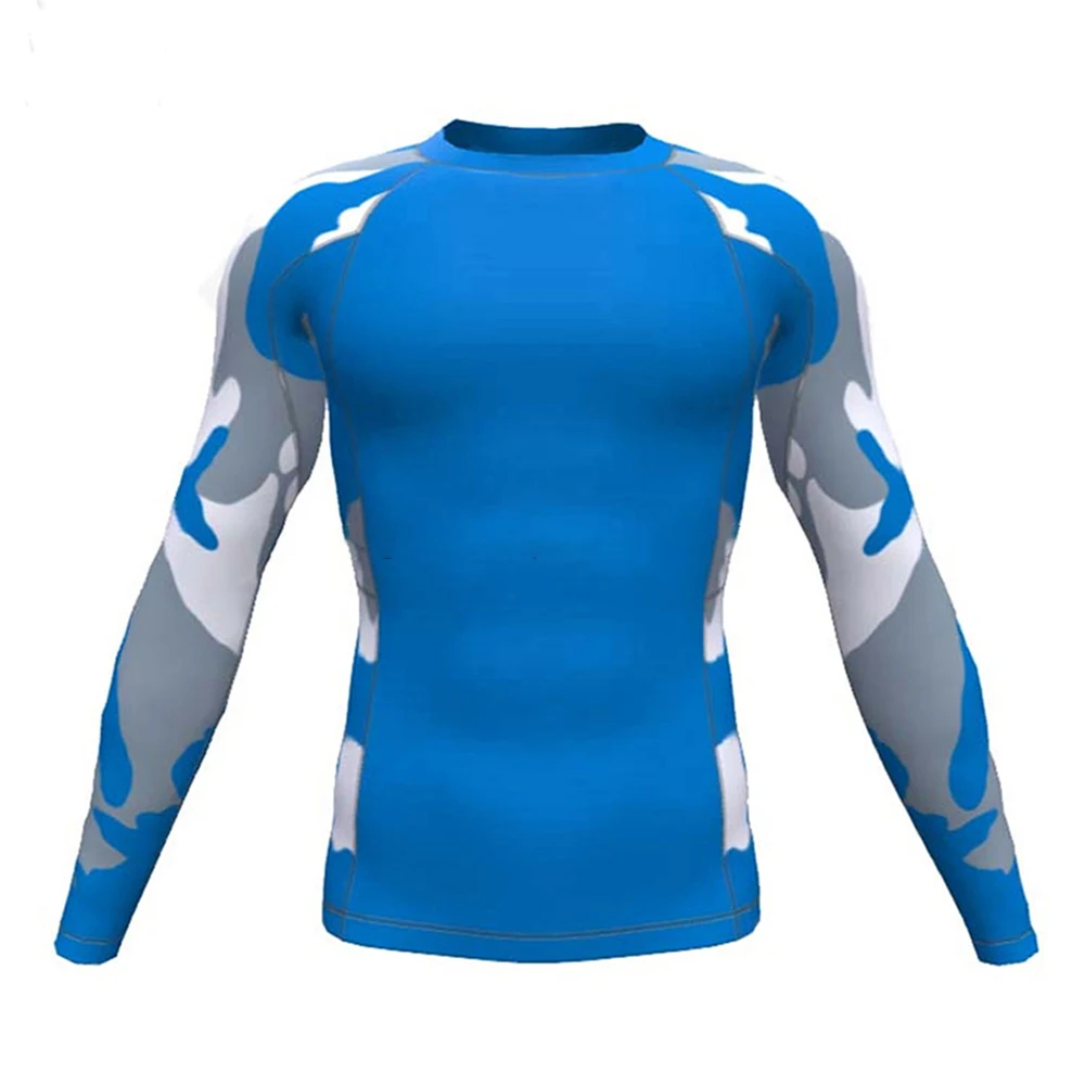 Adult Customize Swim Shirt UV Protection Long Sleeve Rash Vest Chlorine Resistant Rash guard Surfing Rash Guard 2021