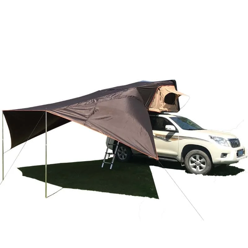 Monster4WD 2 to 4 person Large Side Open hard shell roof top tent with annex room