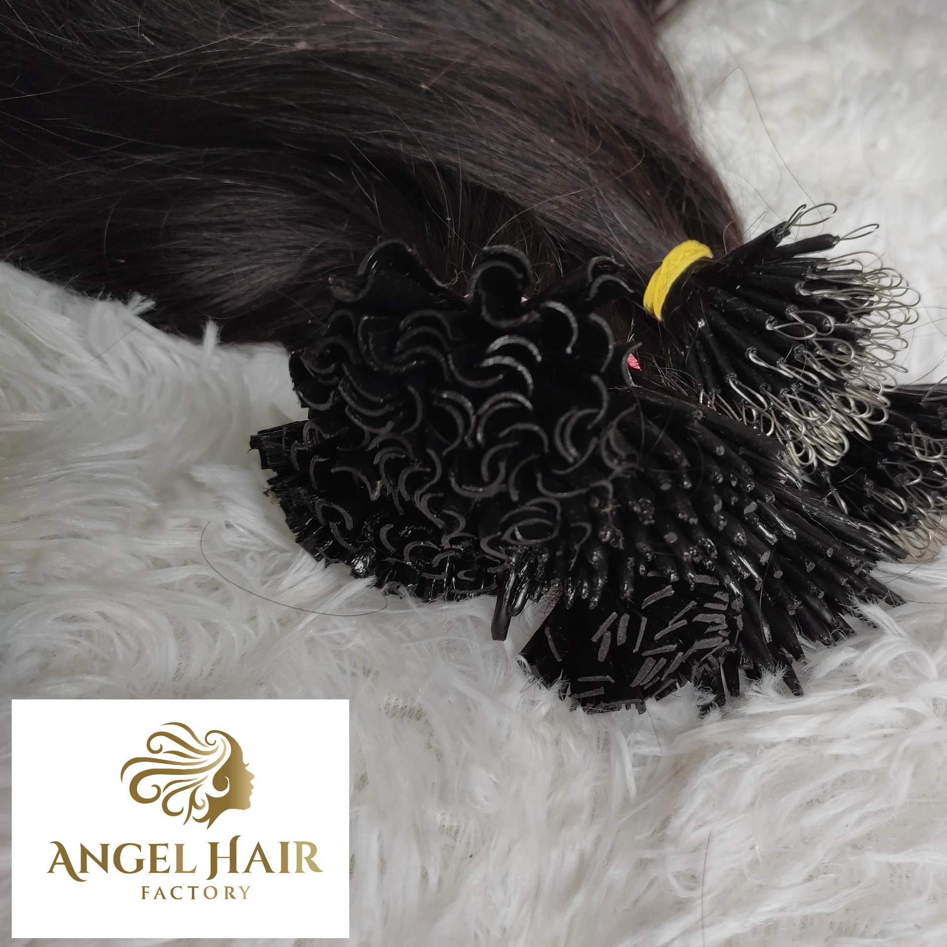  Поставщик волос супер двойные натянутые необработанные вьетнамские человеческие волосы кератин I tip U нанокольца для наращивания