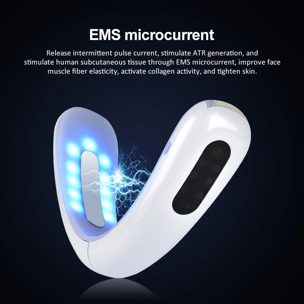  Leyun уход за лицом V-Shape форме благодаря чему создается ощущение невесомости с вибрации всего тела Массажер для лица напылением из LY-V1