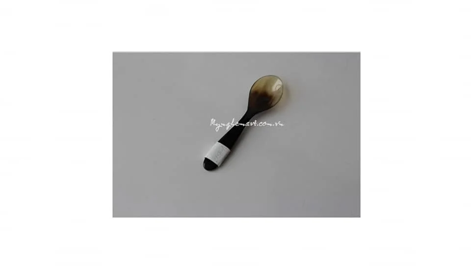 Children Horn Spoon Soup Rice Spoon Dinnerware Tableware High Quality Natural Wholesale Manufacturer Luxury Highly Polished