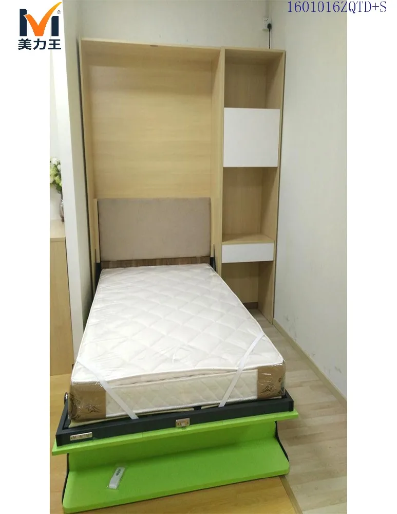 Murphy Bed Hardware Kit Wall Bed Mechanism with Sofa and Bookshelf for Space Saving Furniture