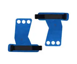 Кожаные захваты для гимнастики тяжелой атлетики с тремя отверстиями поддержкой запястья защита ладони крест под заказ