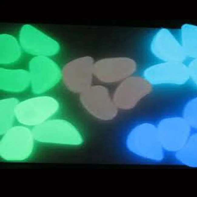 Luminous Stone/Pebbles Glow In The Dark Aquarium Gravel With Long Afterglow in Outdoor/Interior