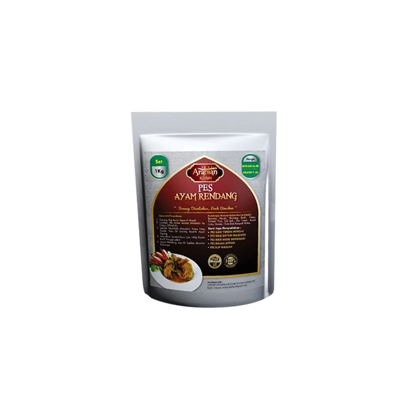 Premium Grade HALAL Nutritious Sugar Free Halal Rendang Arabian Curry Frozen Product Suitable for 1KG meat