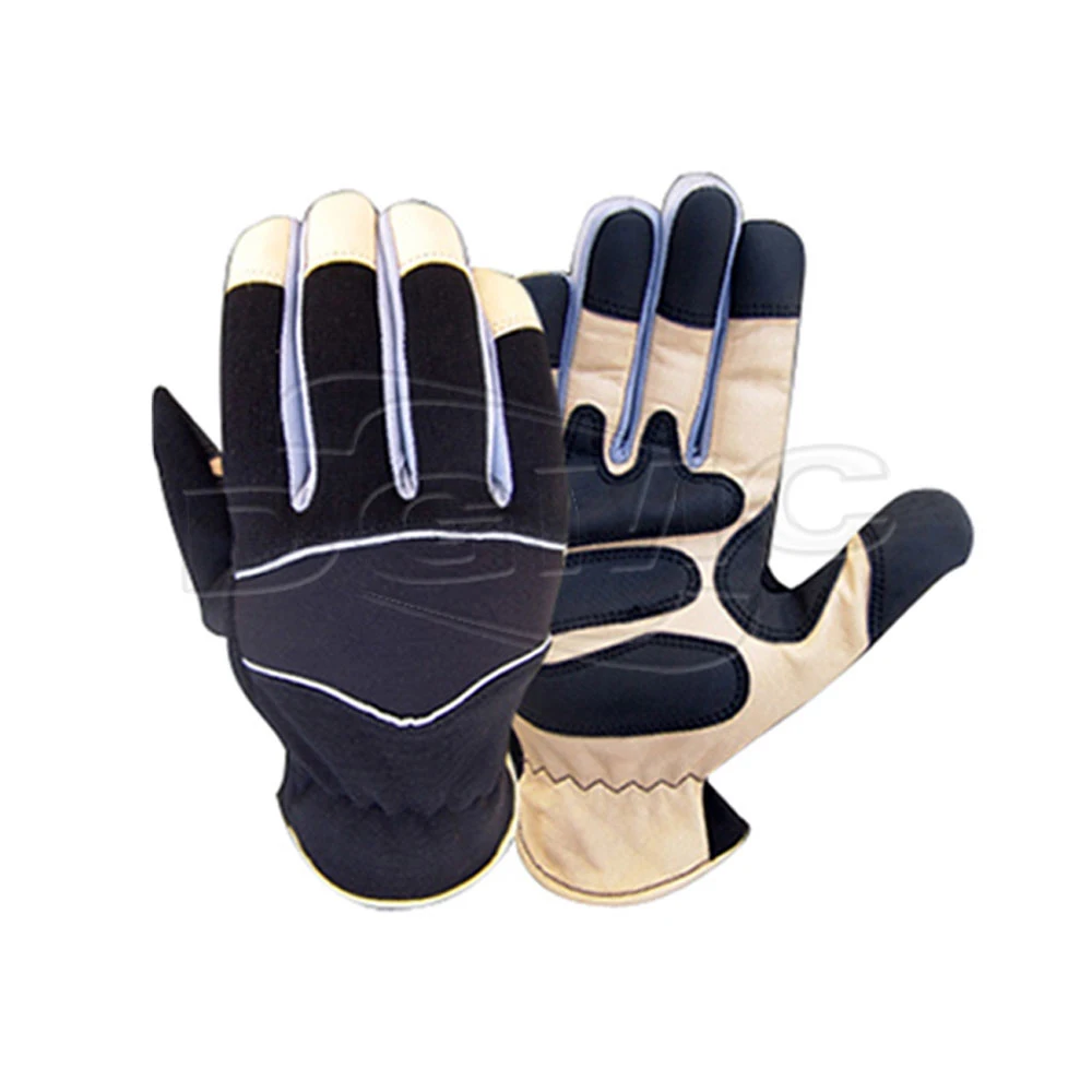 Heavy Duty Mechanic Gloves Custom Work Gloves Tough, Stretchable, Touch Screen Gloves Unisex Construction Safety Workwear