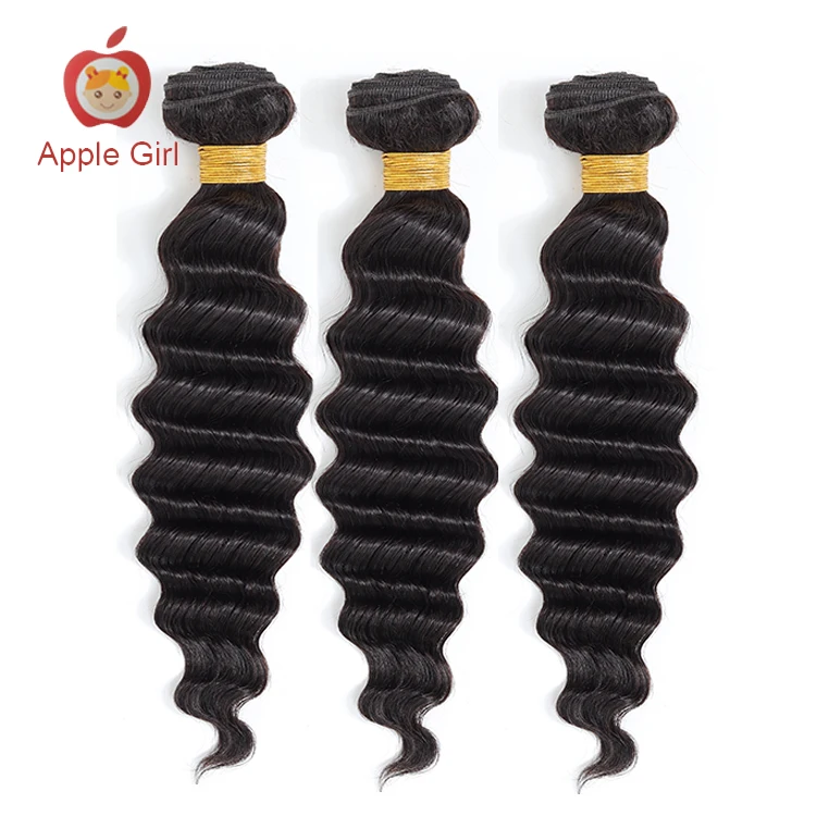 Xuchang Factory Human Hair Weave Bundles 100% Human Hair Extension Loose Deep Raw Virgin Cuticle Aligned Peruvian Hair