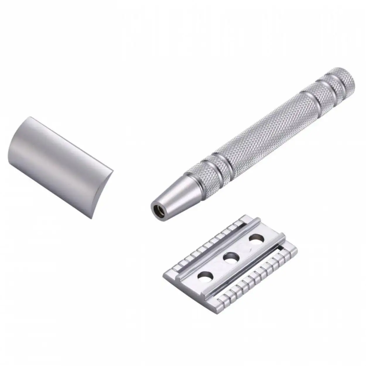 Rose Gold Handle Manual Mens Shaving Butterfly/ 3 pieces Razor Safety Shaving Razor with Logo