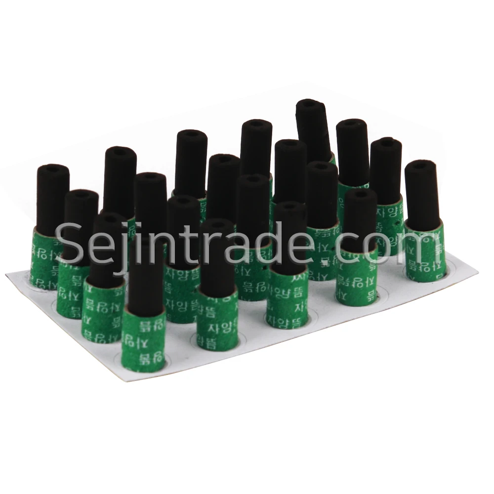 JAYANG Smokeless MINI MOXA. Medical Smokeless Moxibustion Made Korea Nature Therapy Moxa Cone Pure Roll Moxa Stick (180PCS/BOX)