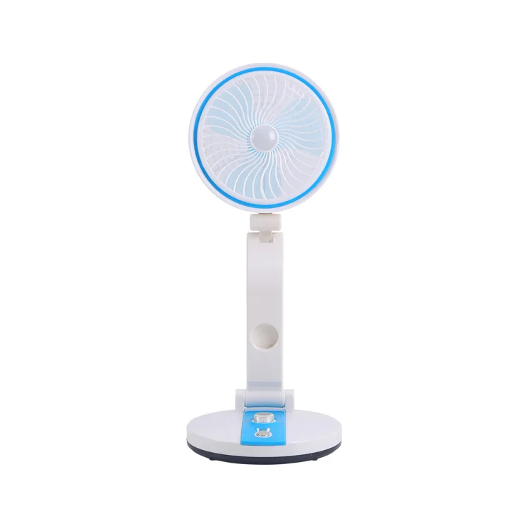 Wholesale Blue LR-2018 Soft Light Student Desktop Silent Dormitory Telescopic Electric Standing Table Fans Air Coolers
