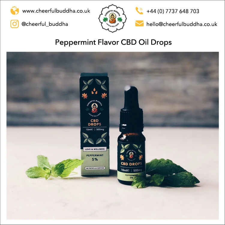  Мировой спрос на более легкий вкус аромат перечной мяты CBD масла капли от ведущего продавца