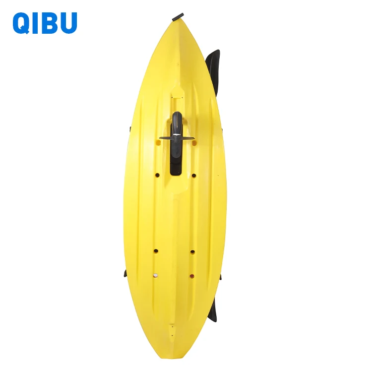 QIBU OEM Plastic Fishing Kayak Pedal Rotomolded Kayak Sit on Top Pedal Kayak with Pedal  Single person